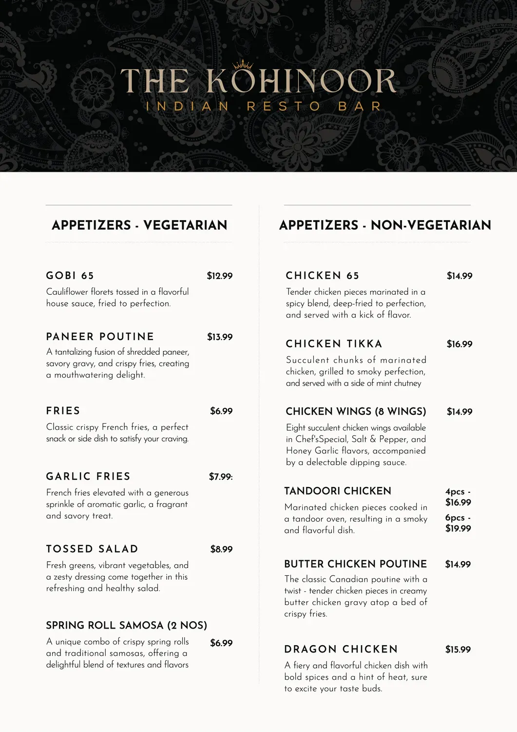 Menu 2