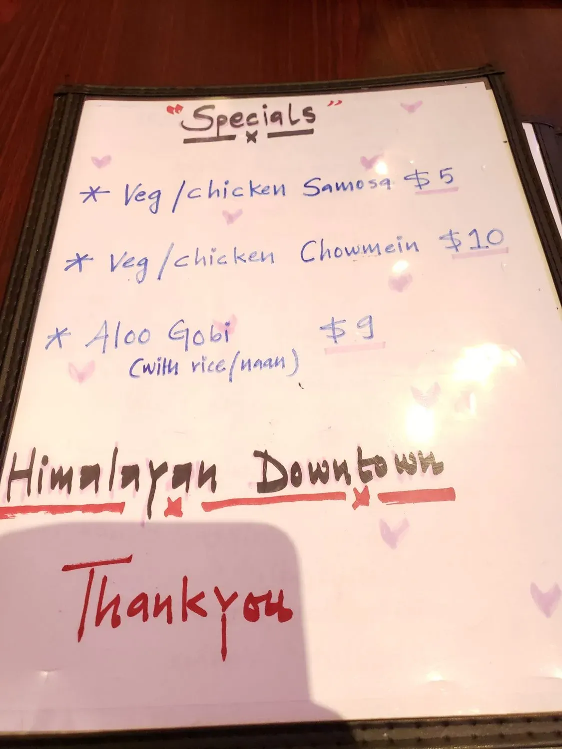 Menu 5