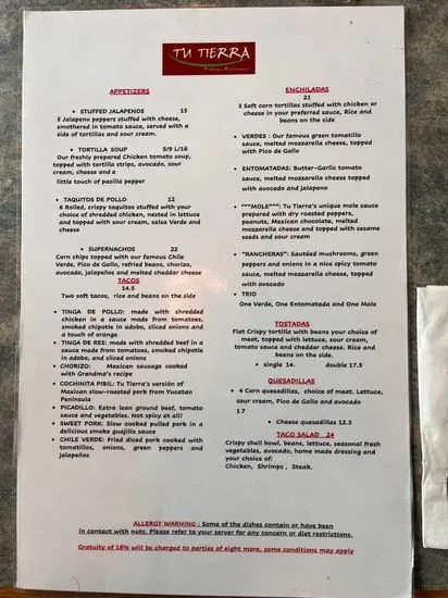 Menu 2