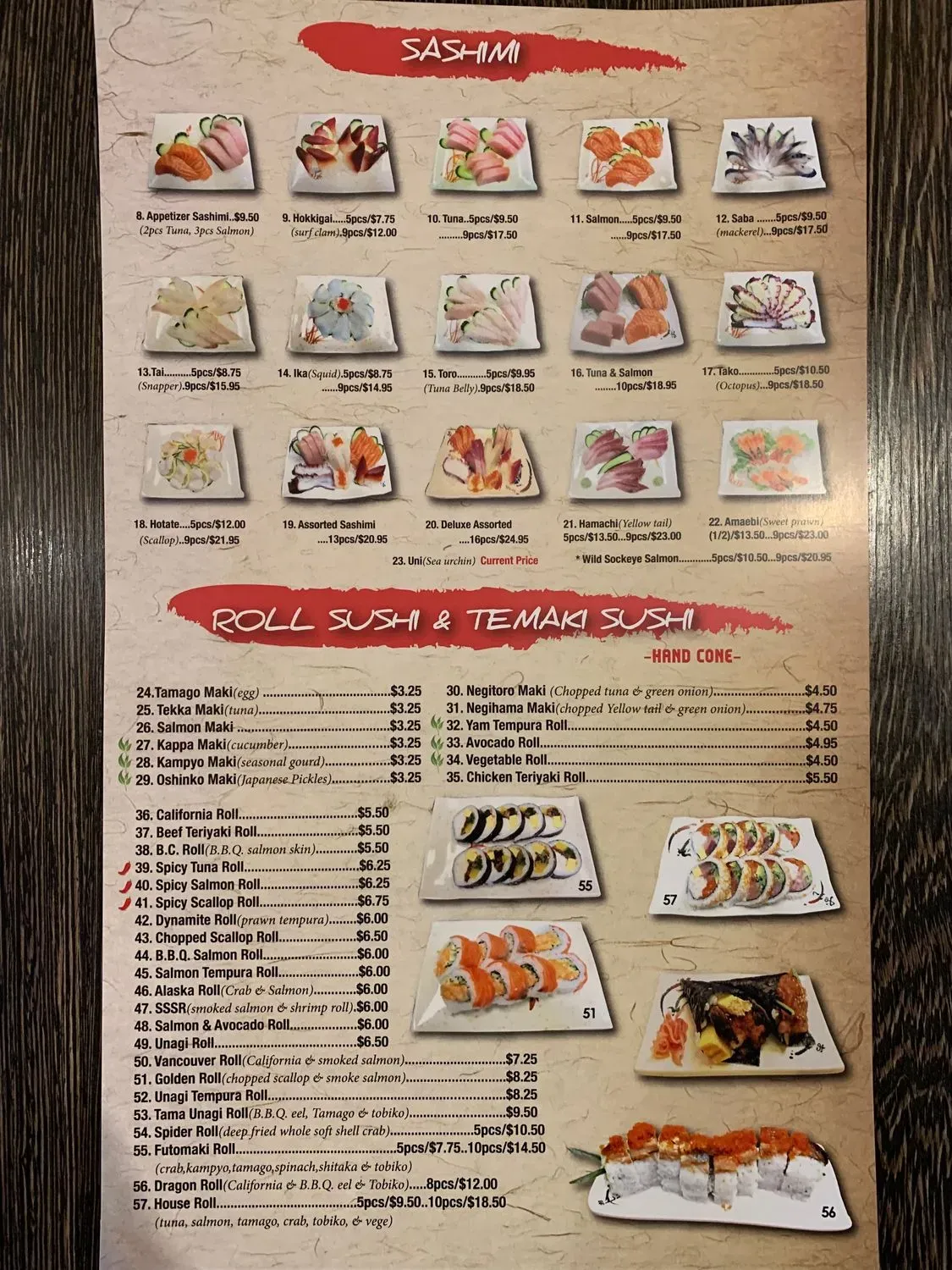 Menu 6