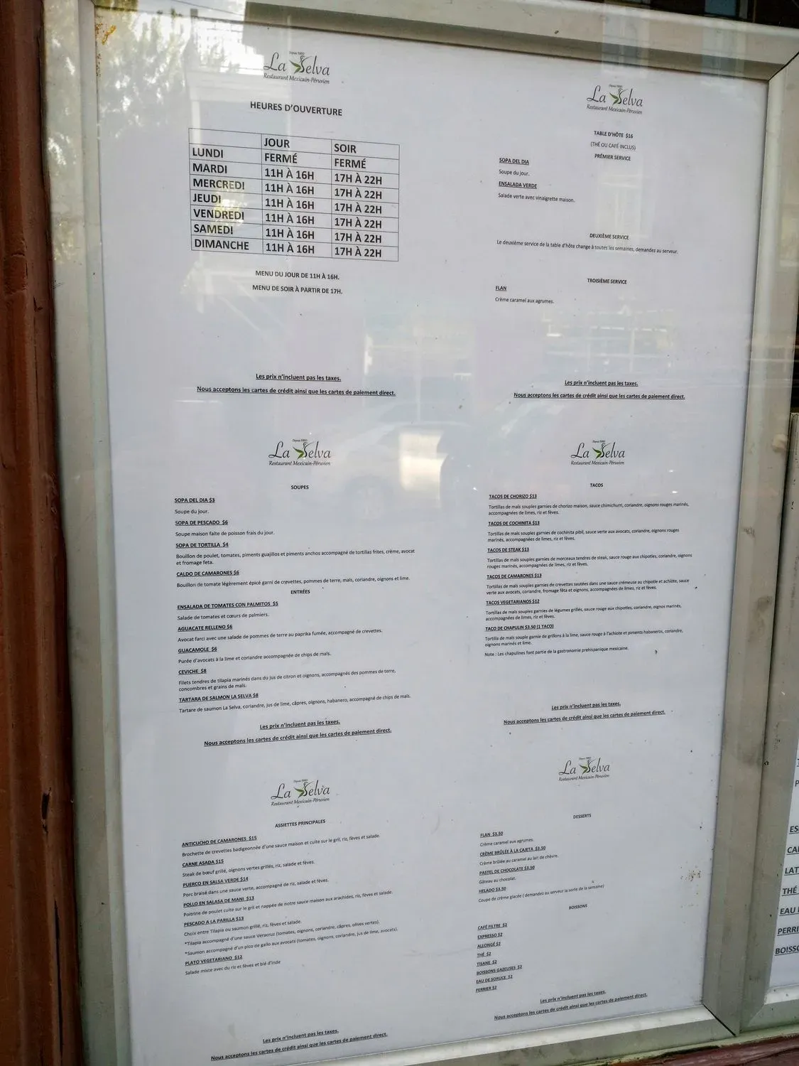 Menu 6