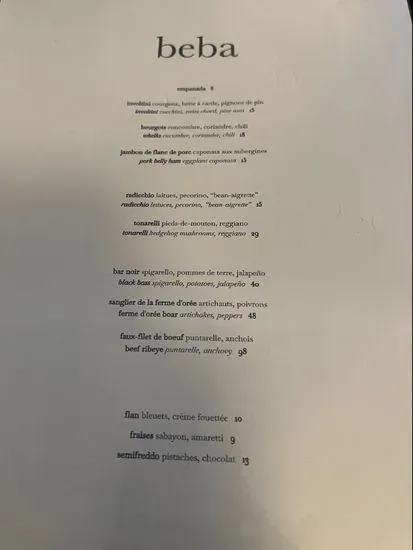 Menu 5