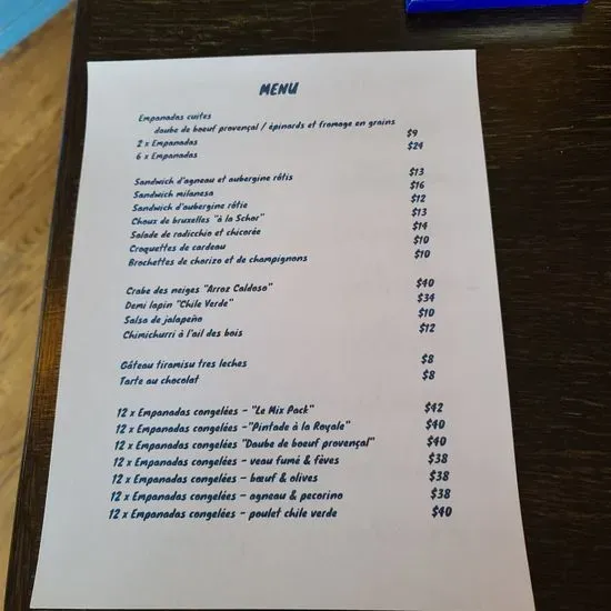 Menu 3