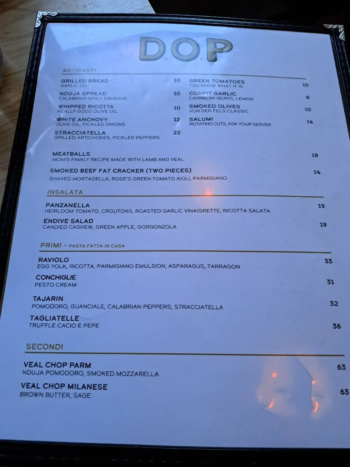 Menu 4