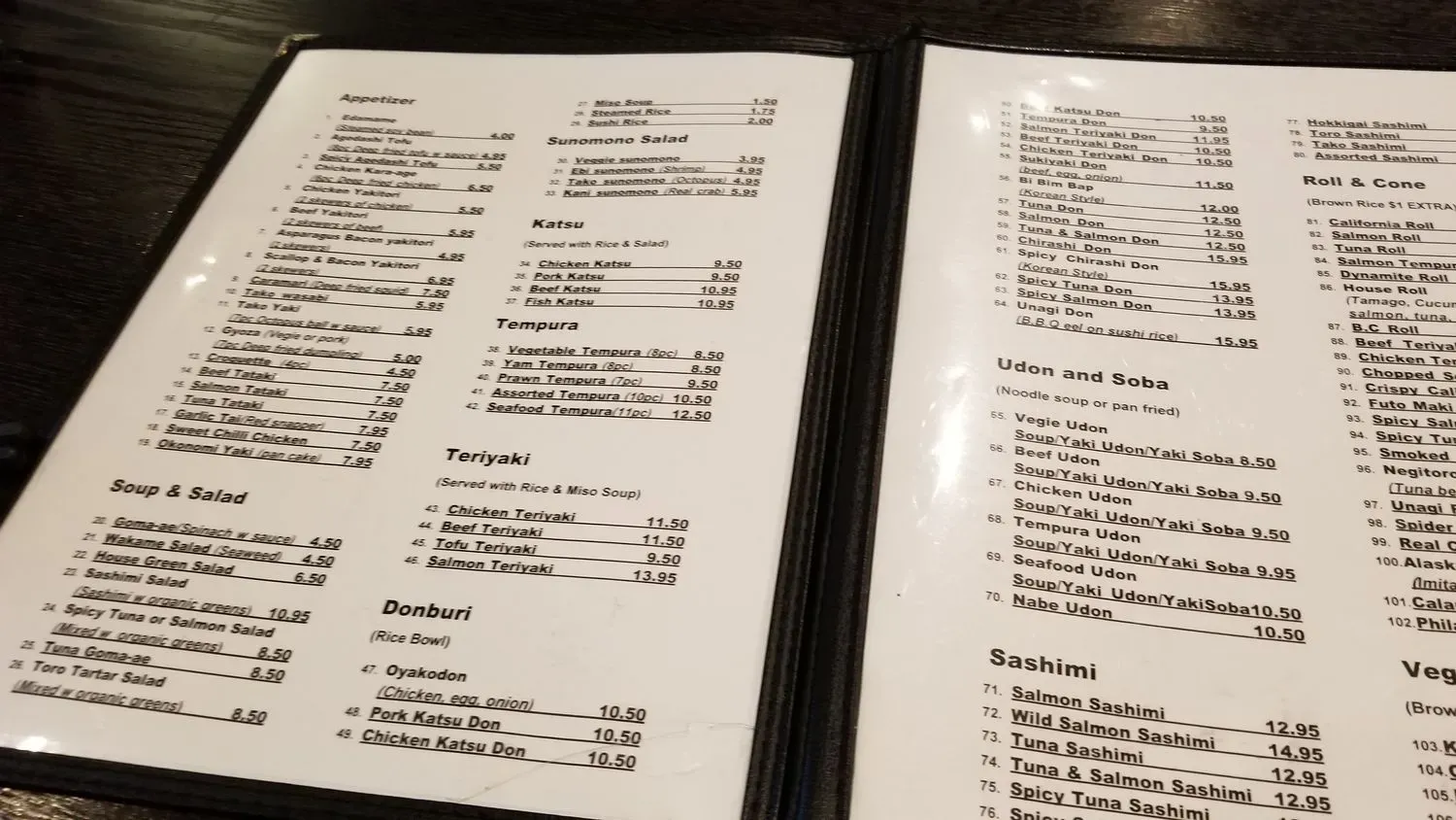 Menu 5