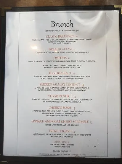 Menu 5