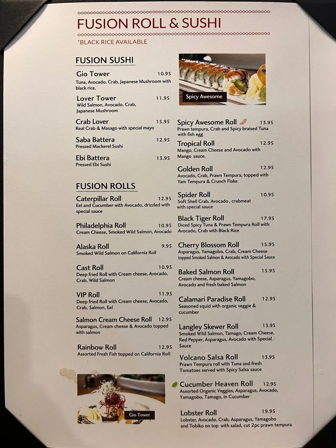 Menu 2