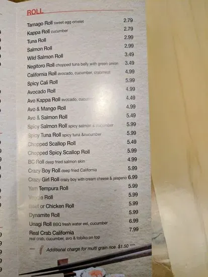 Menu 4