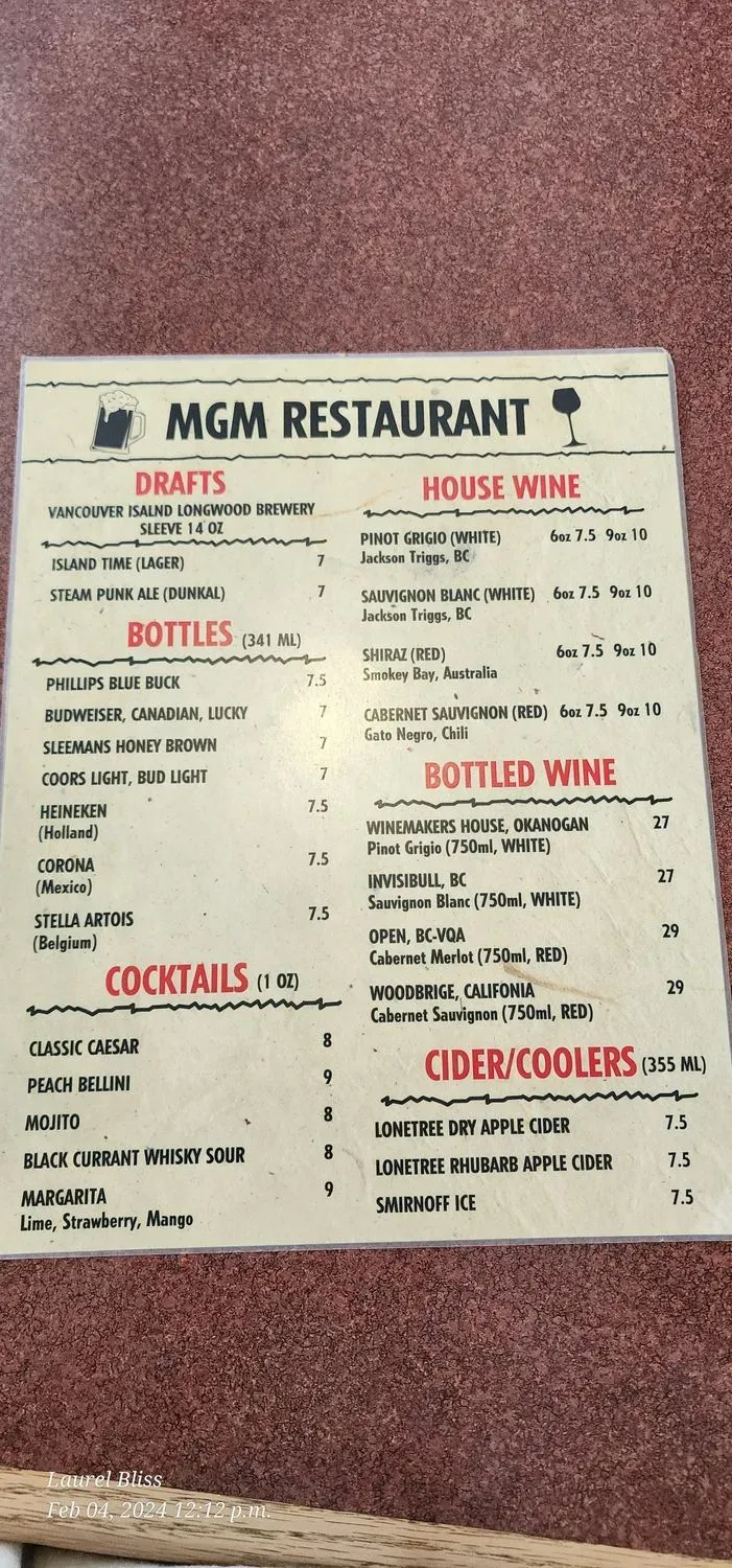 Menu 6