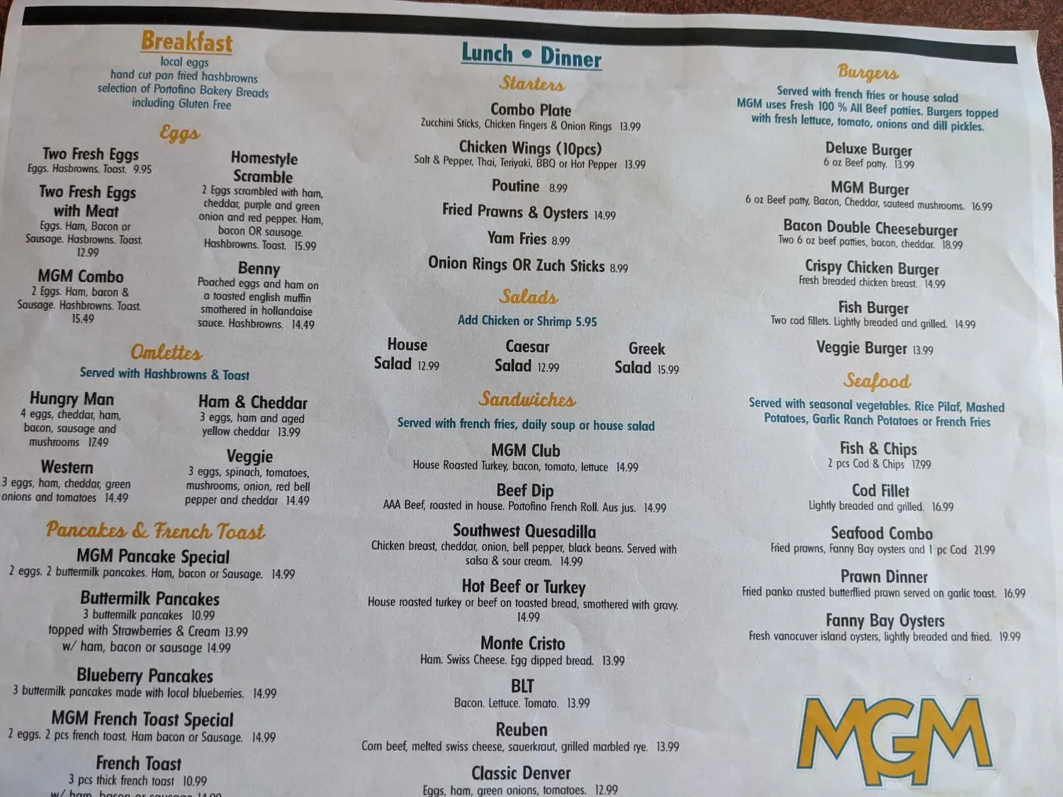 Menu 4