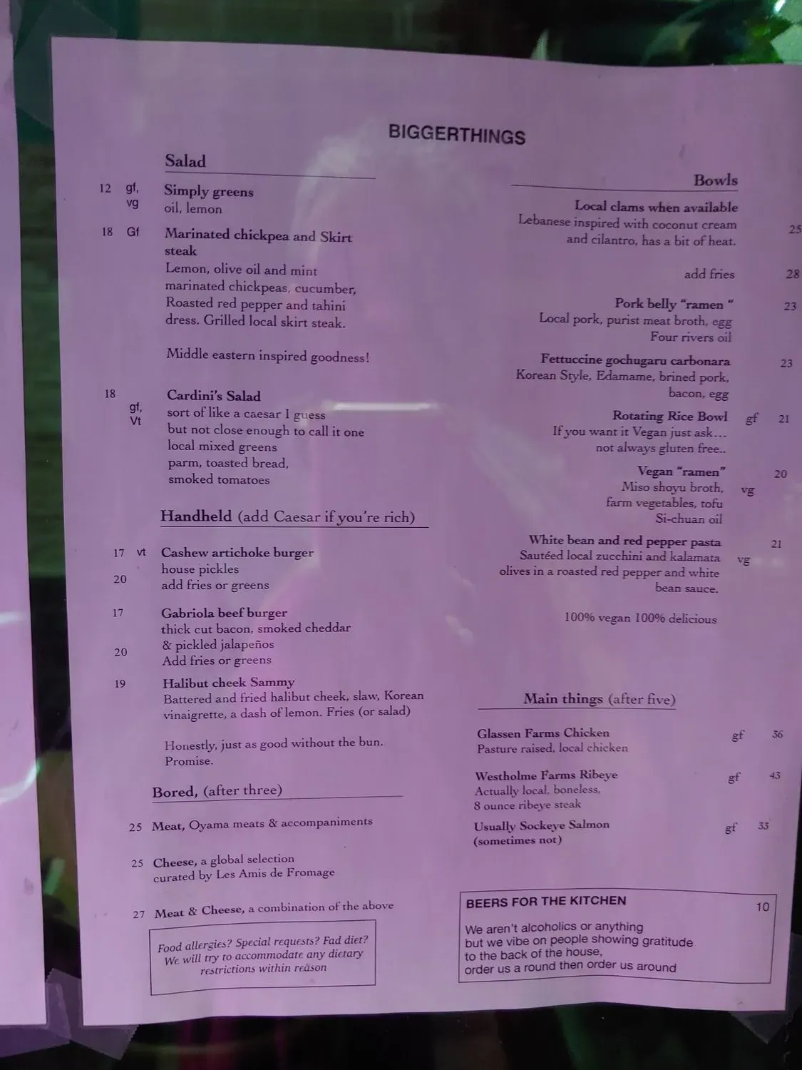 Menu 3