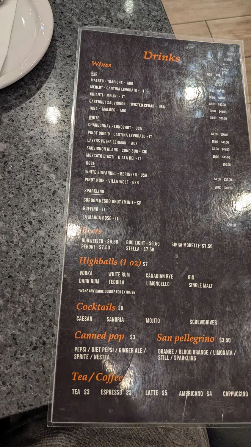 Menu 5