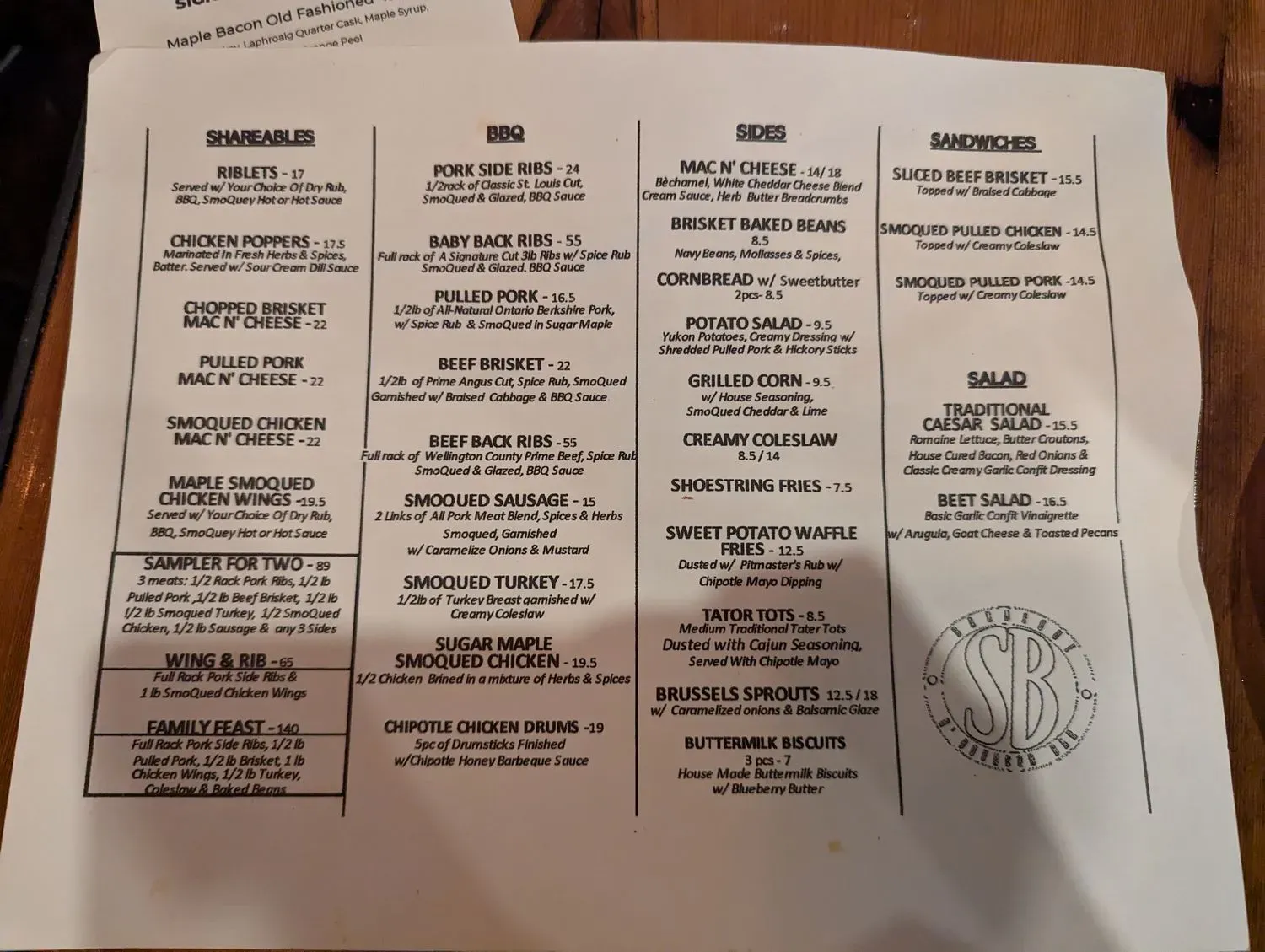 Menu 3