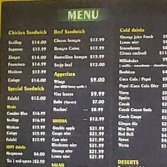 Menu 4