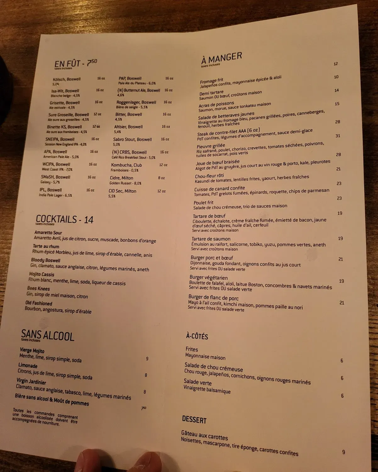 Menu 3