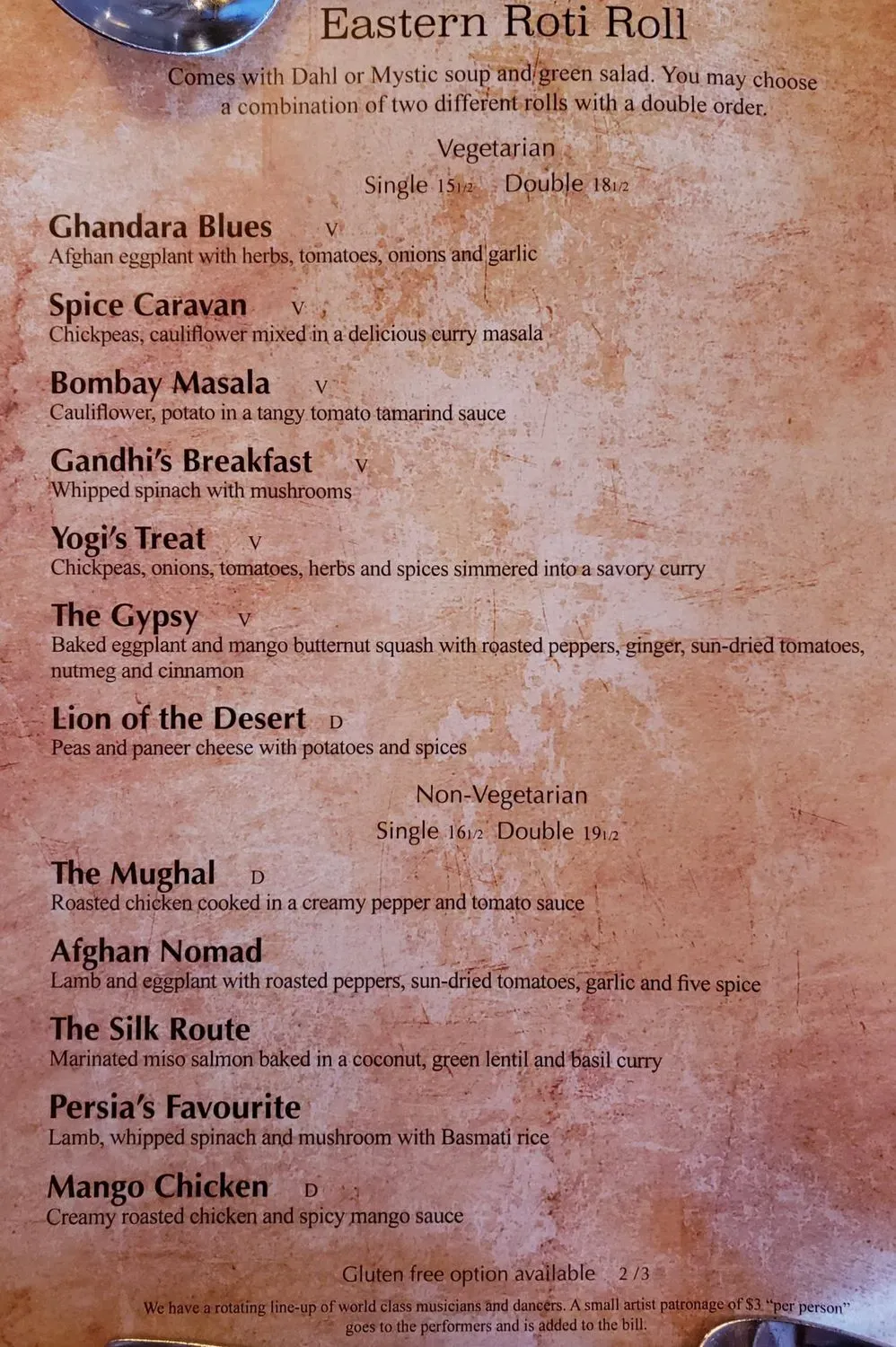 Menu 6