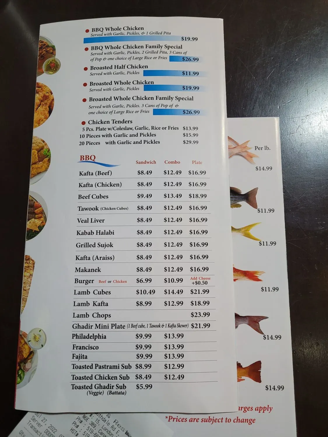 Menu 6