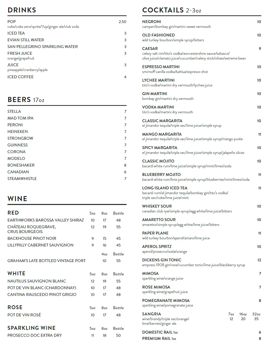 Menu 2