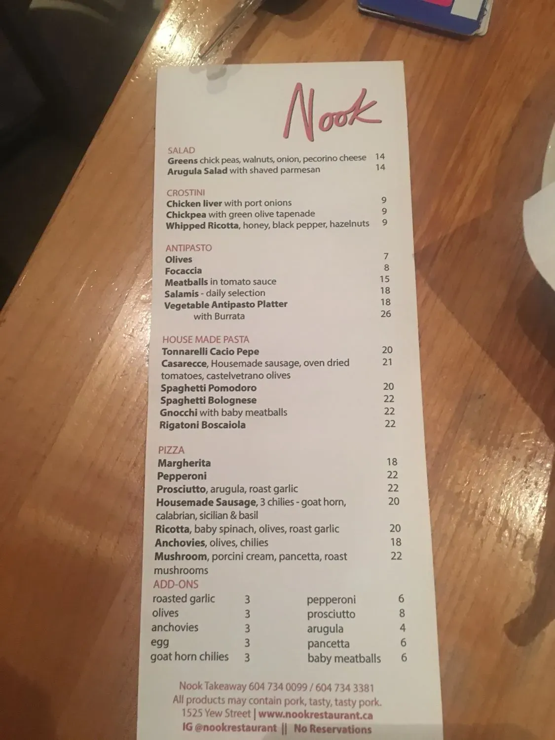 Menu 6