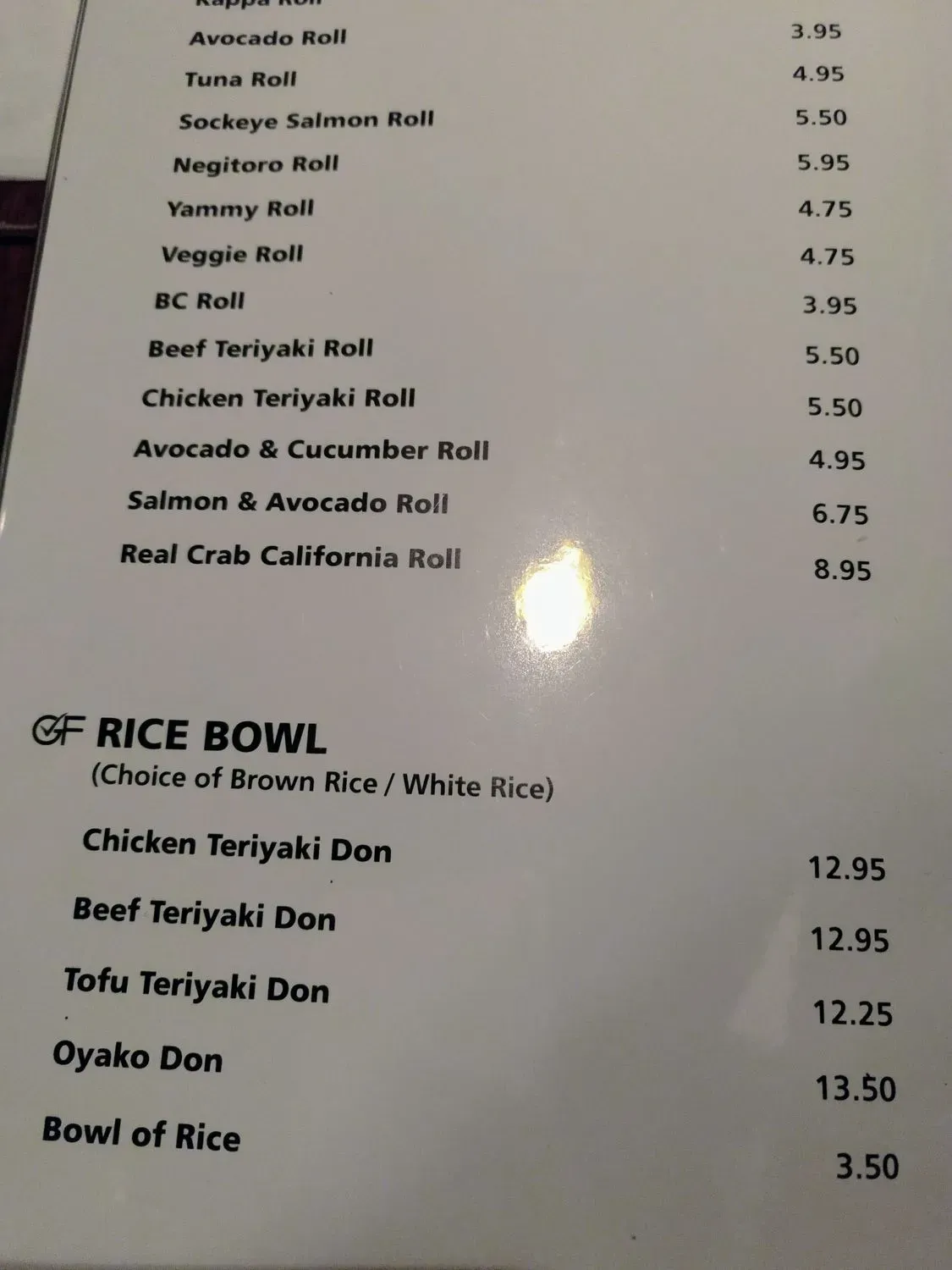 Menu 6