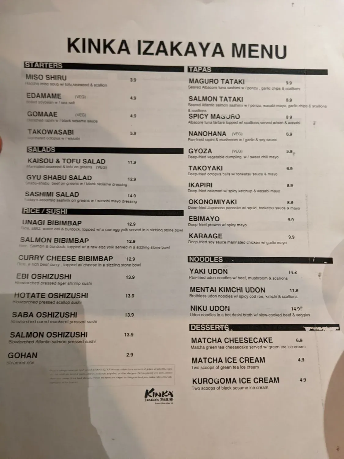 Menu 6