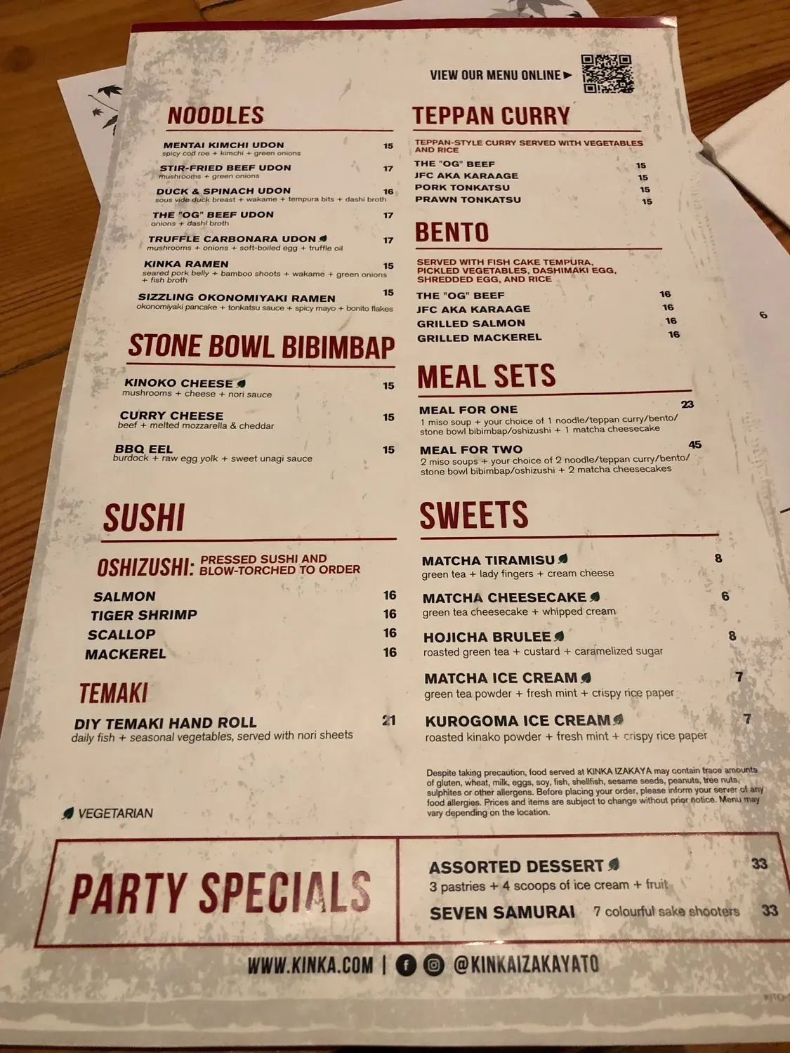 Menu 3