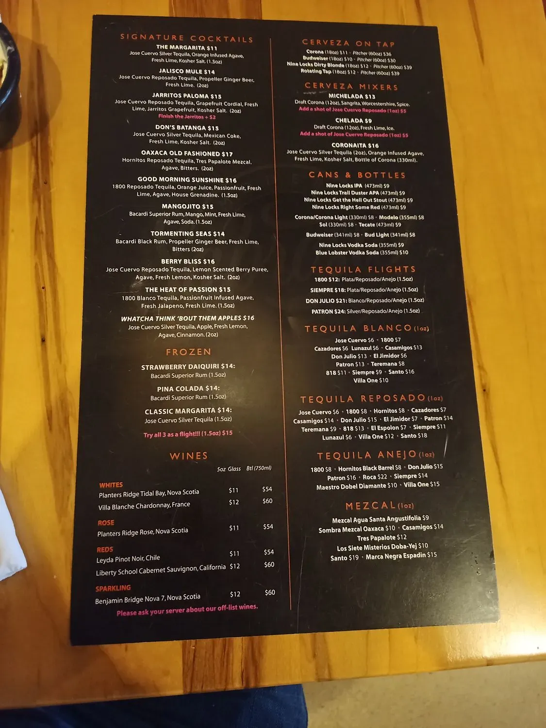 Menu 2