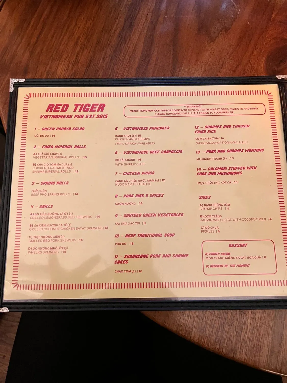 Menu 2