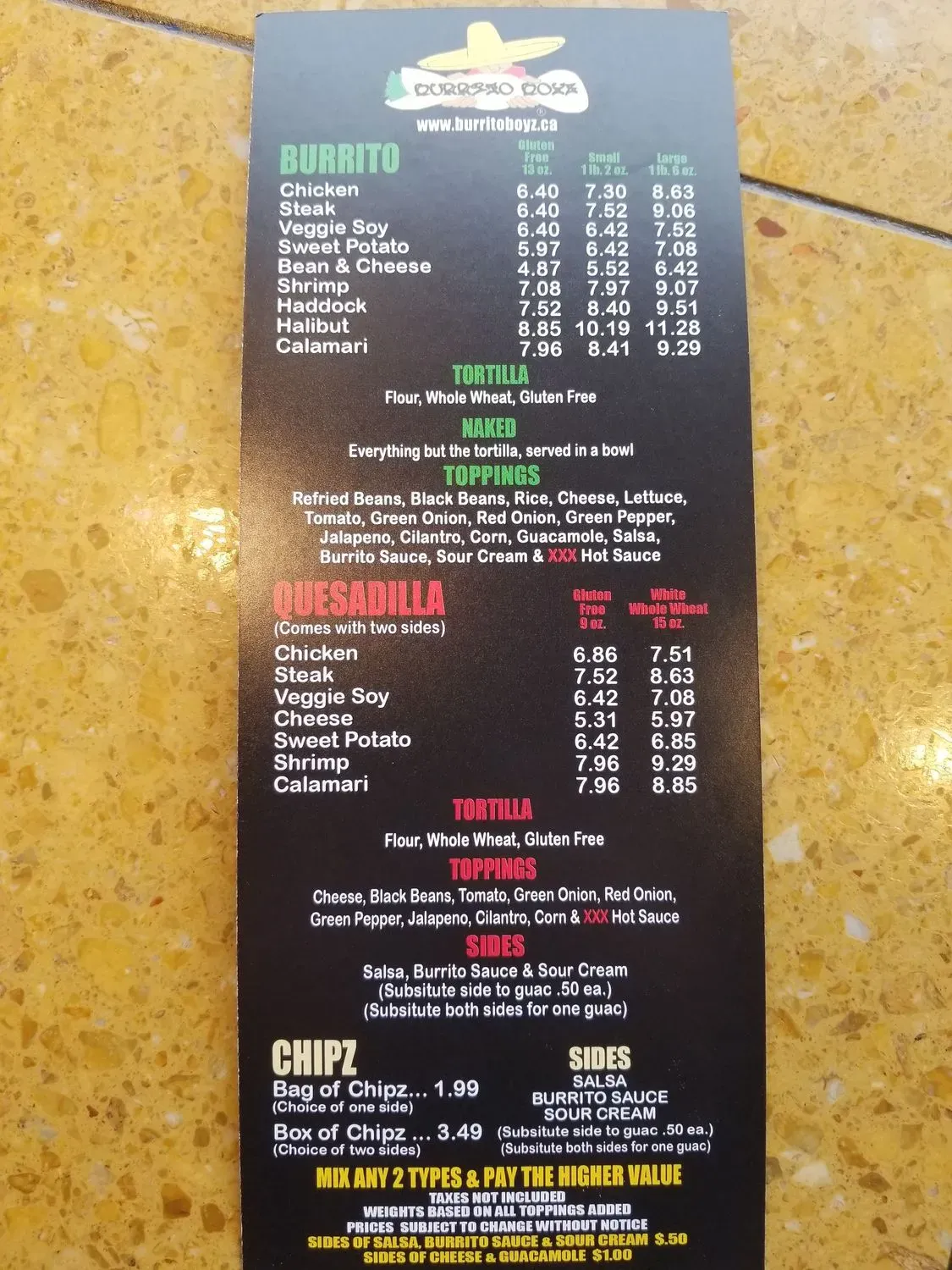 Menu 2