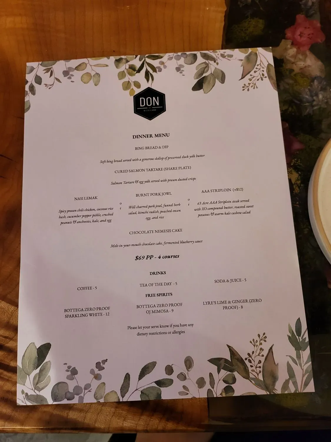 Menu 6