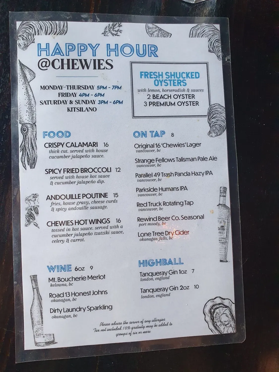 Menu 4