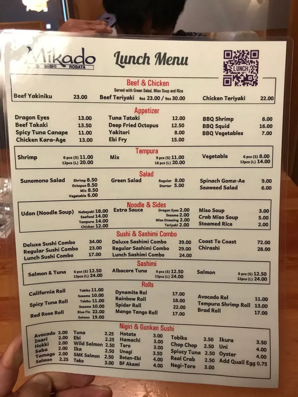 Menu 2