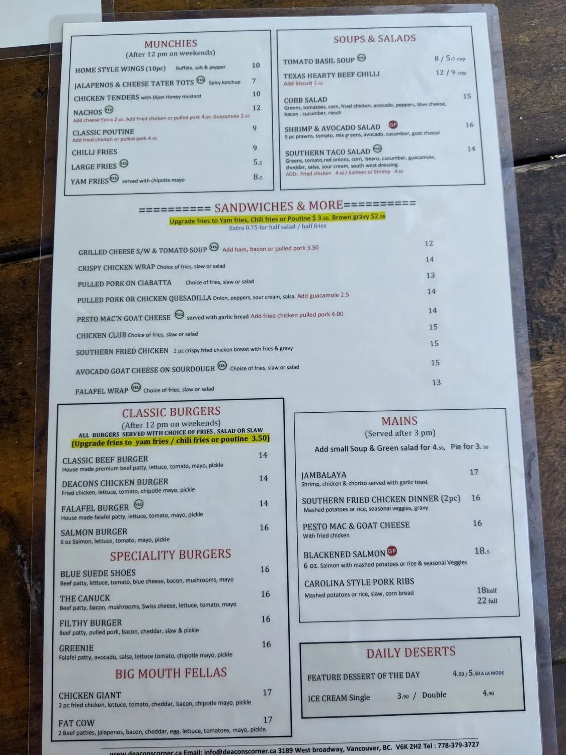 Menu 4