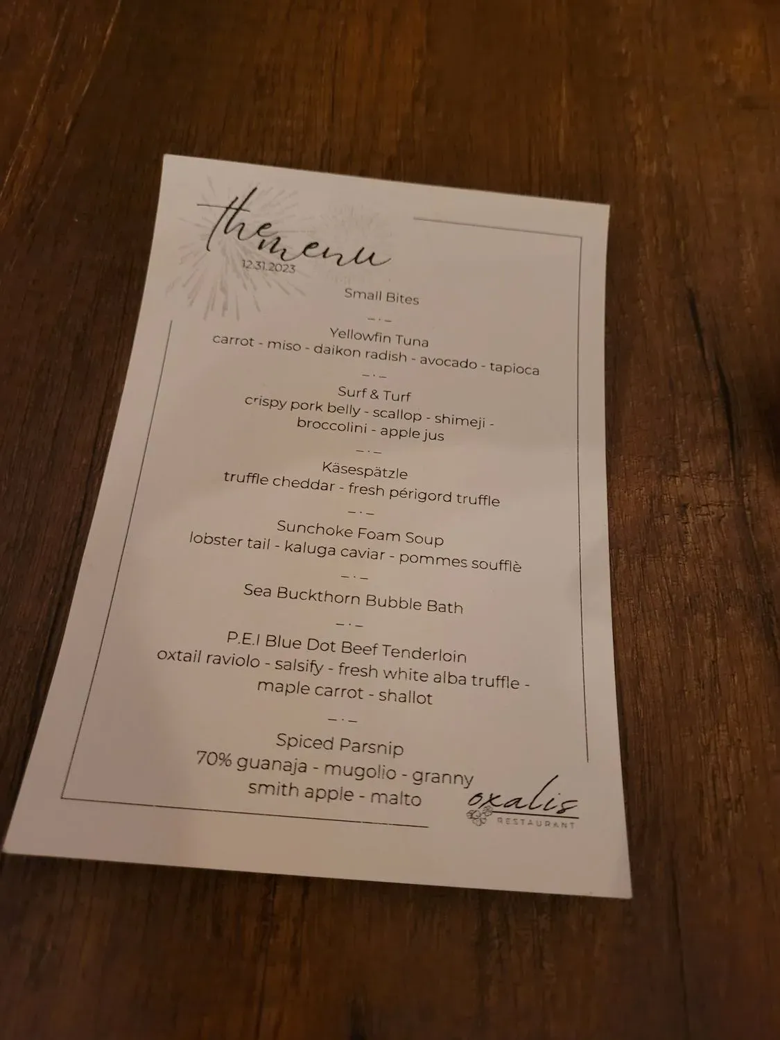 Menu 4