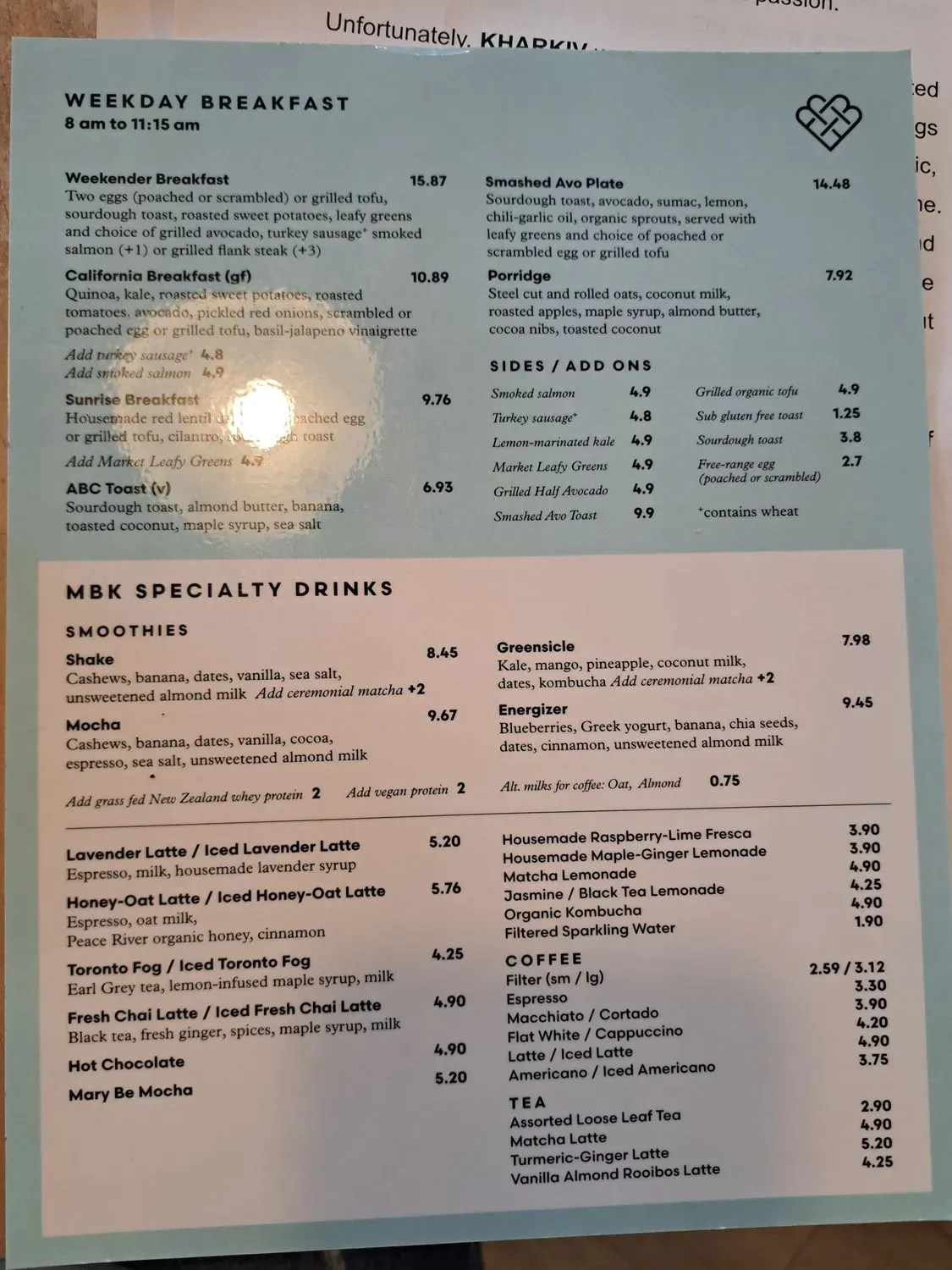 Menu 3