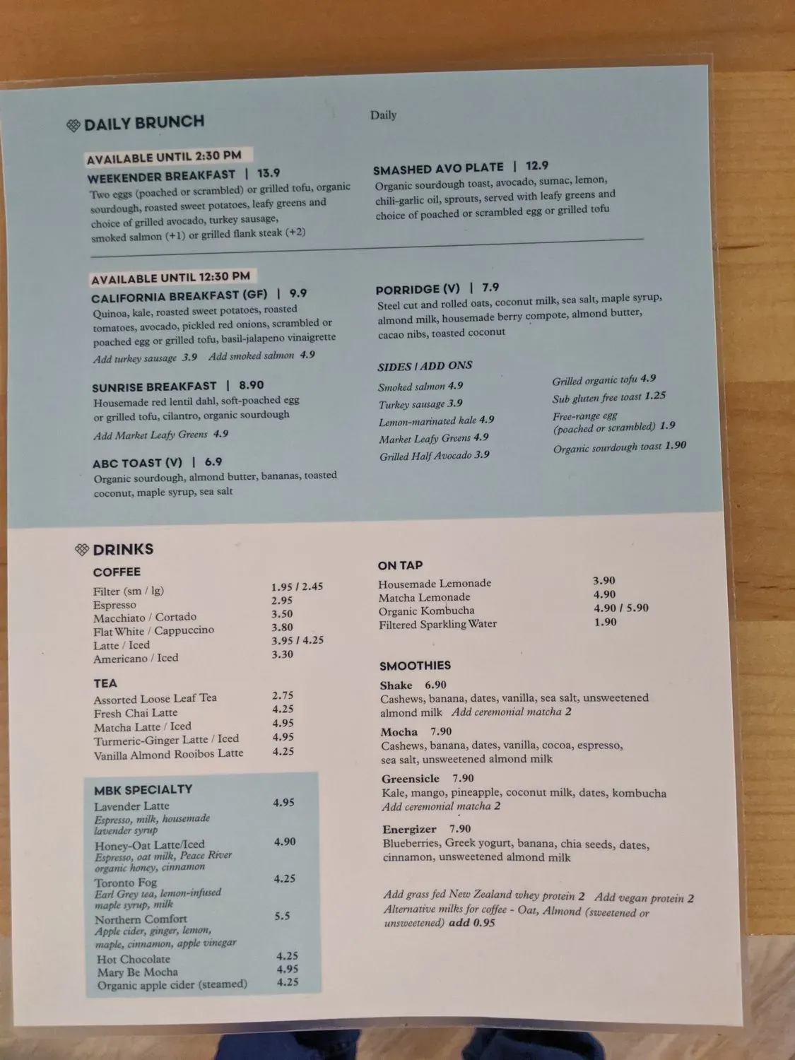 Menu 6