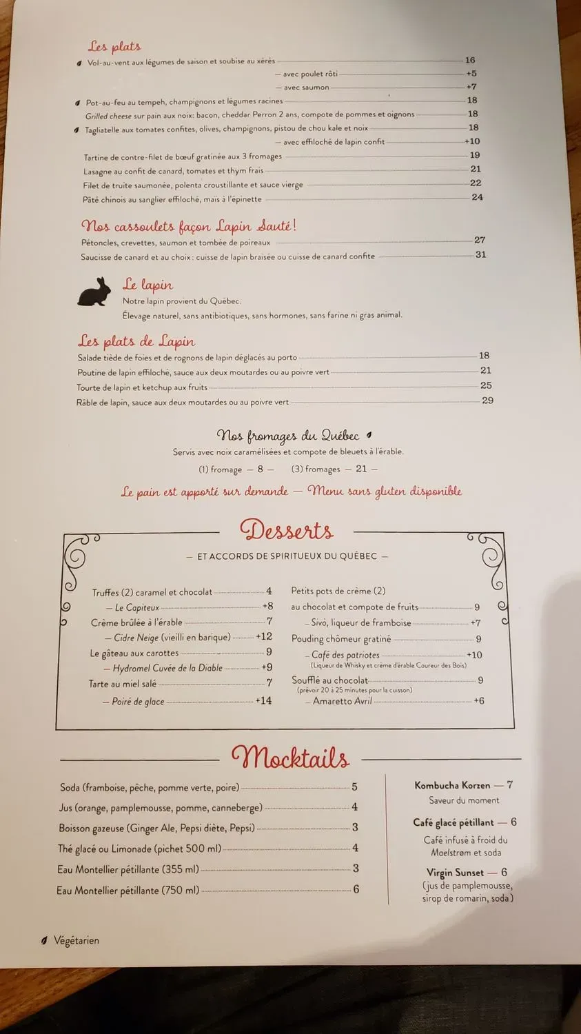 Menu 4