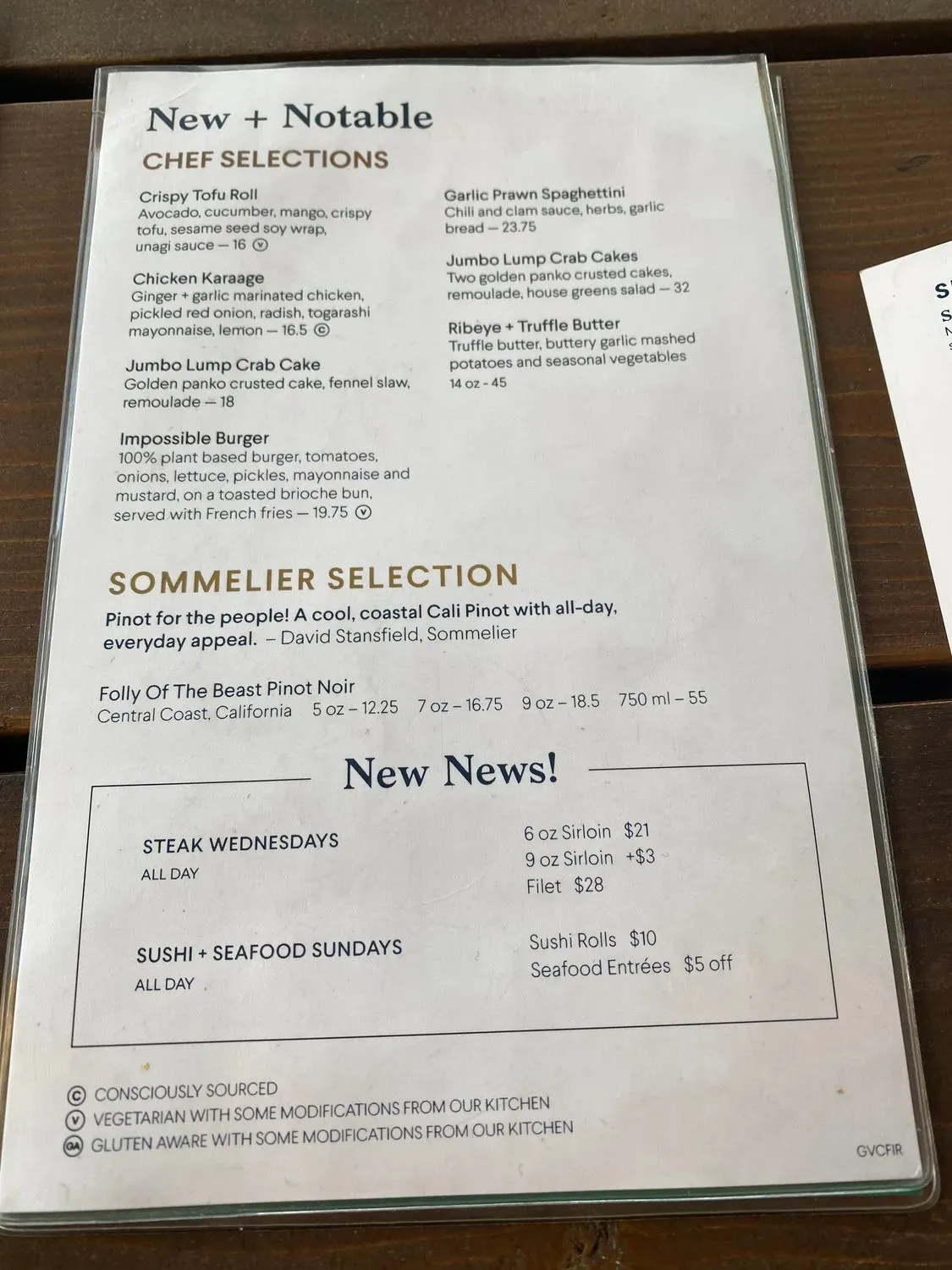 Menu 4