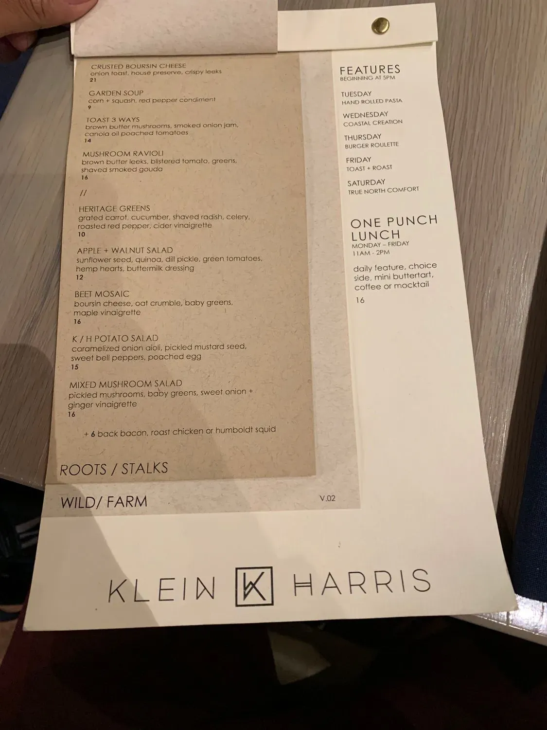 Menu 4