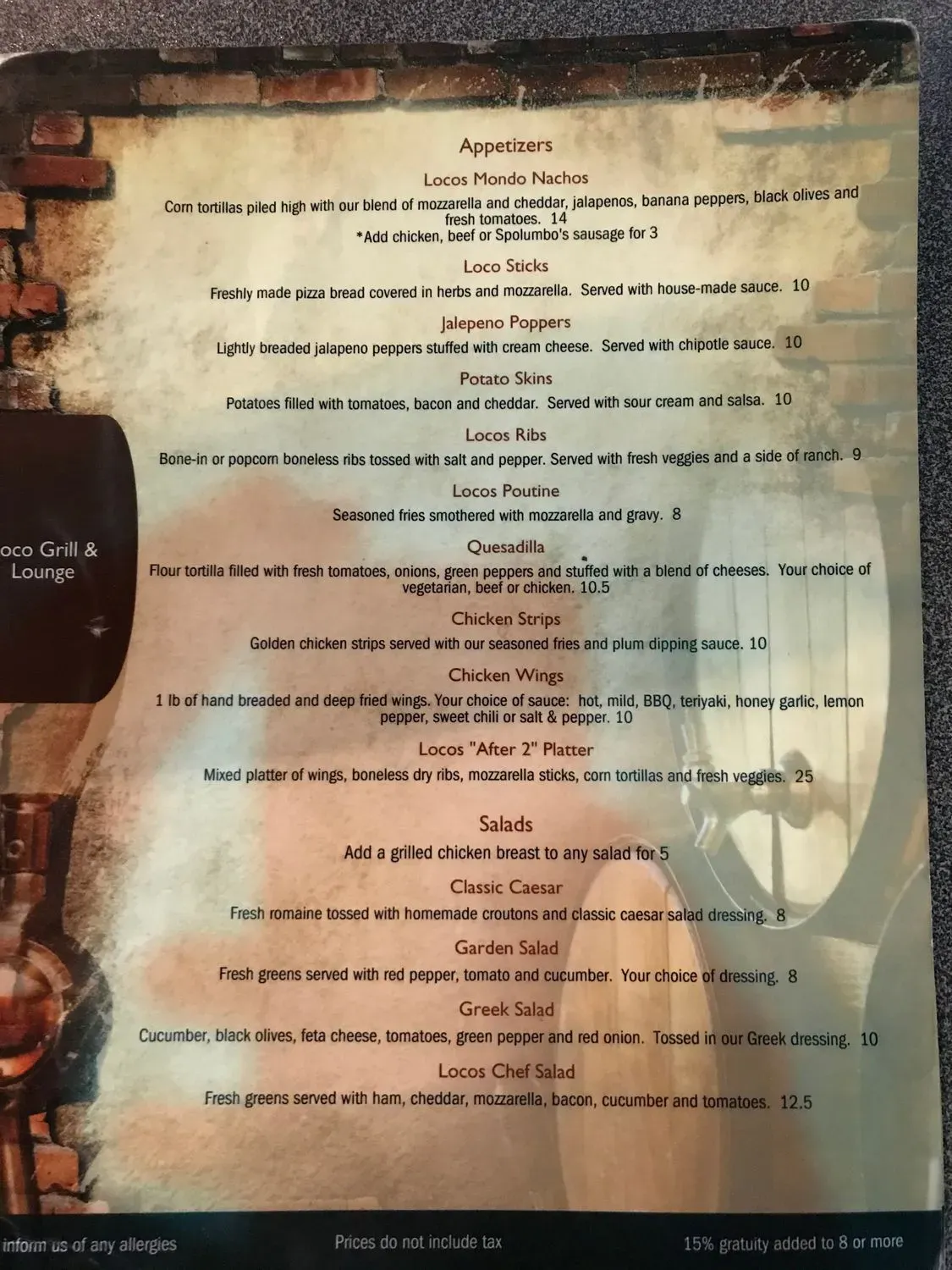 Menu 3