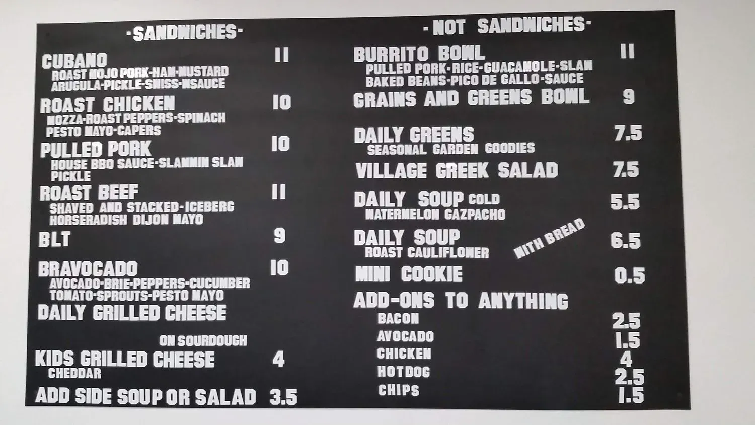 Menu 2