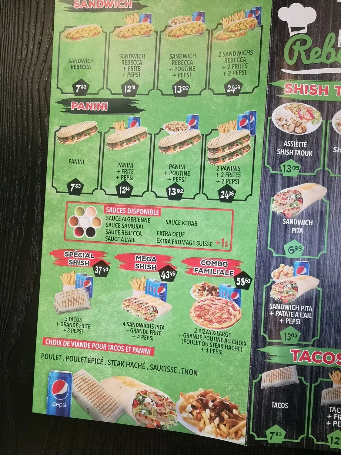 Menu 6