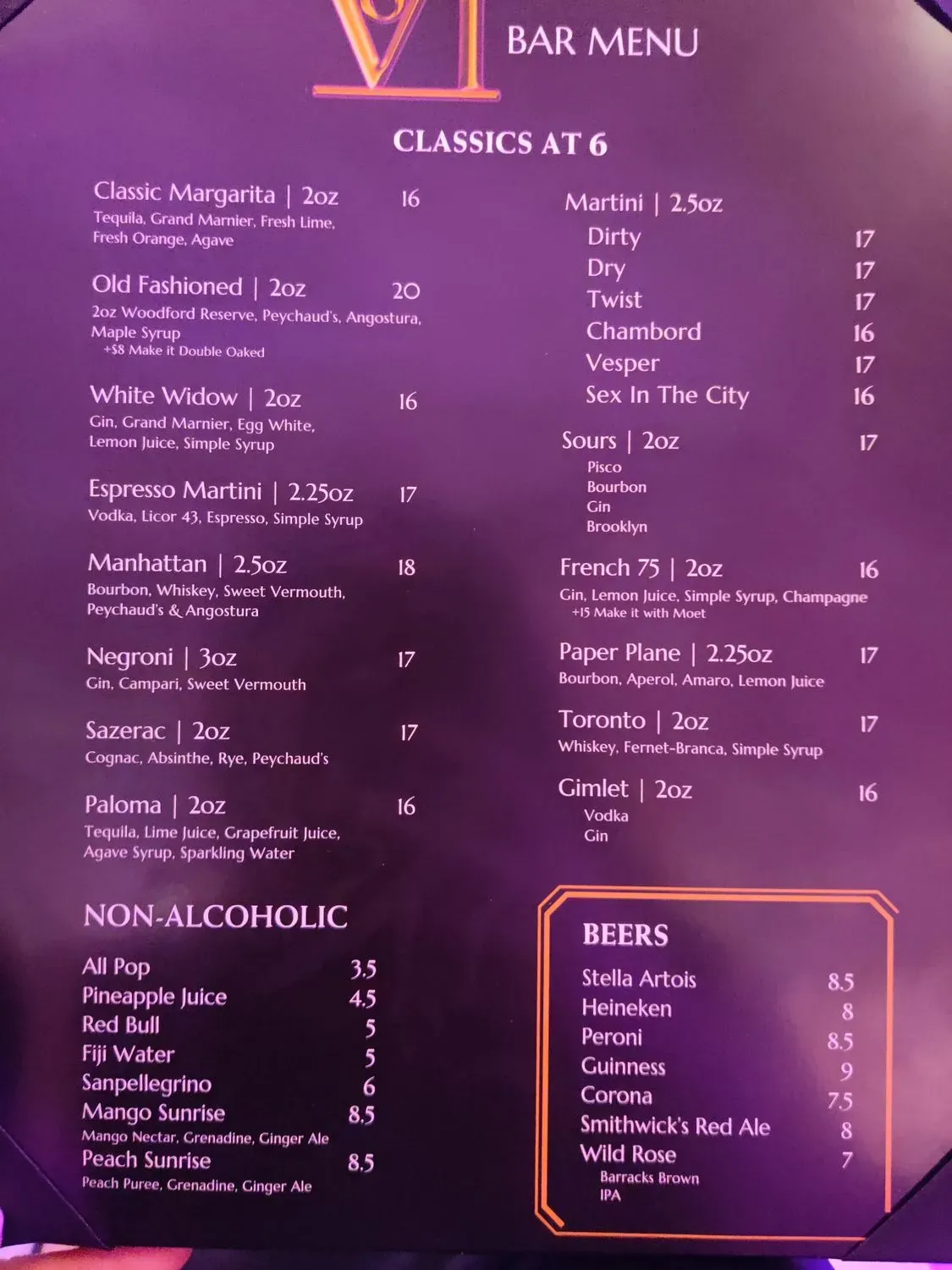 Menu 6