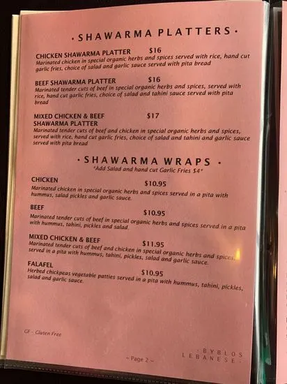 Menu 4