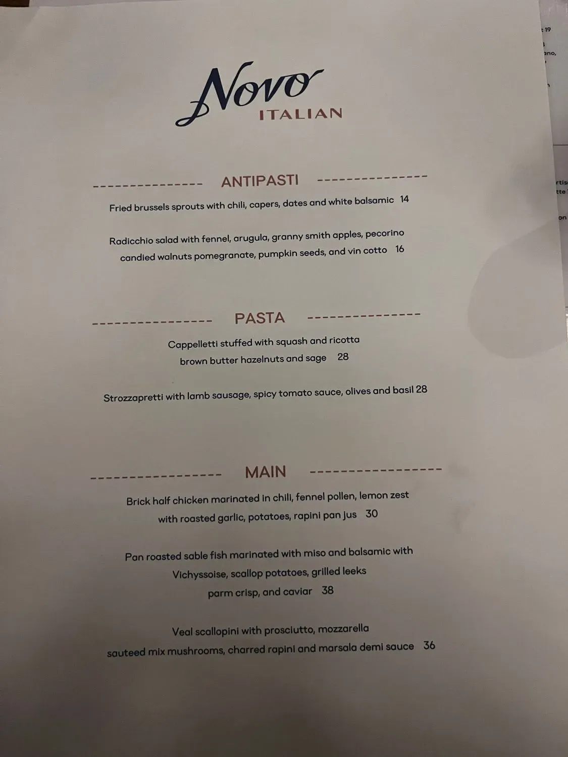 Menu 4