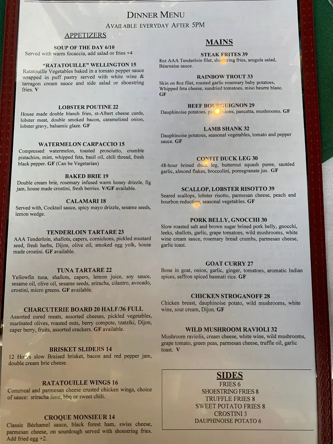 Menu 2