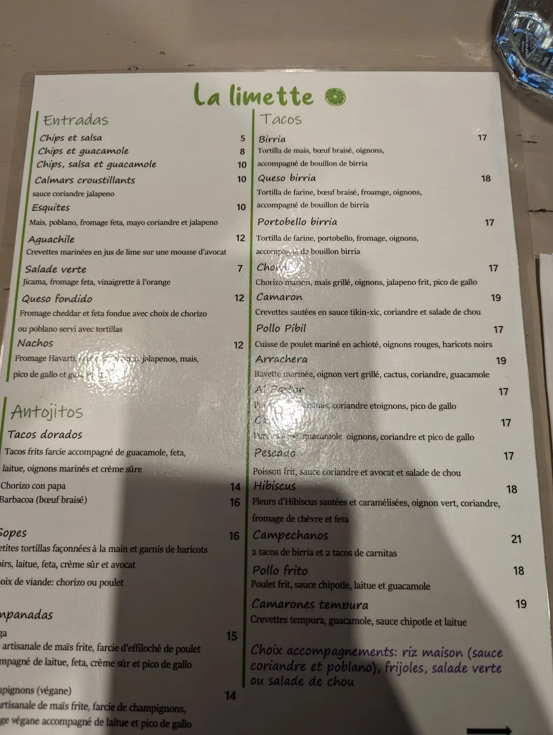 Menu 2