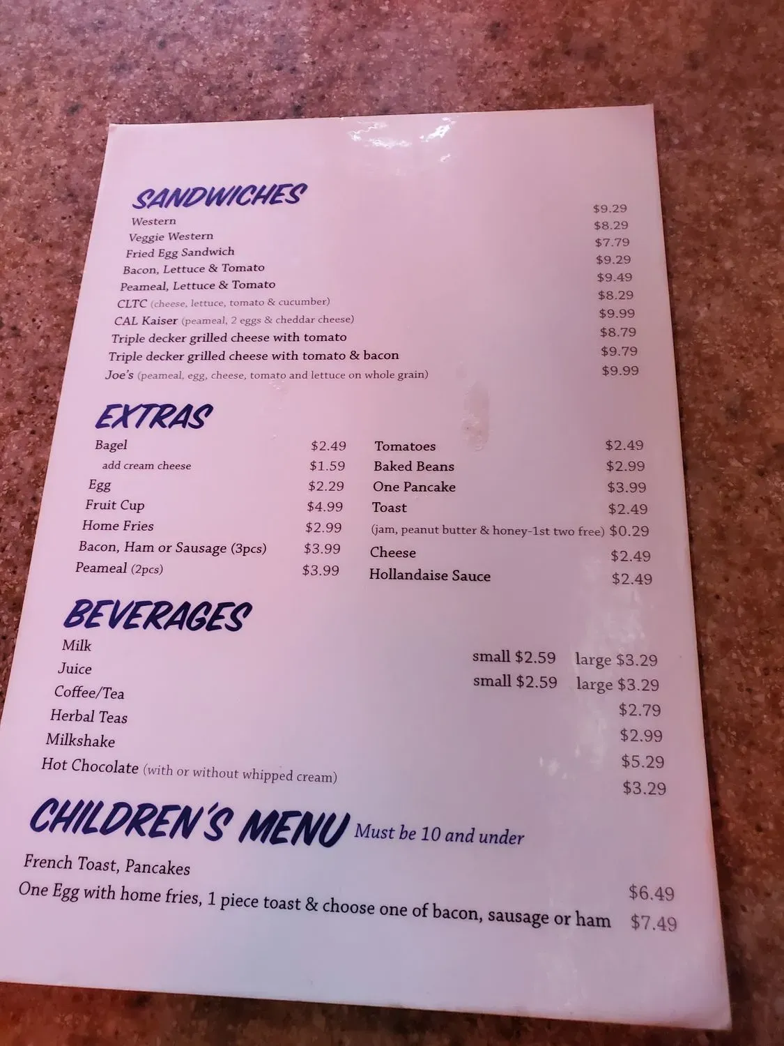 Menu 2