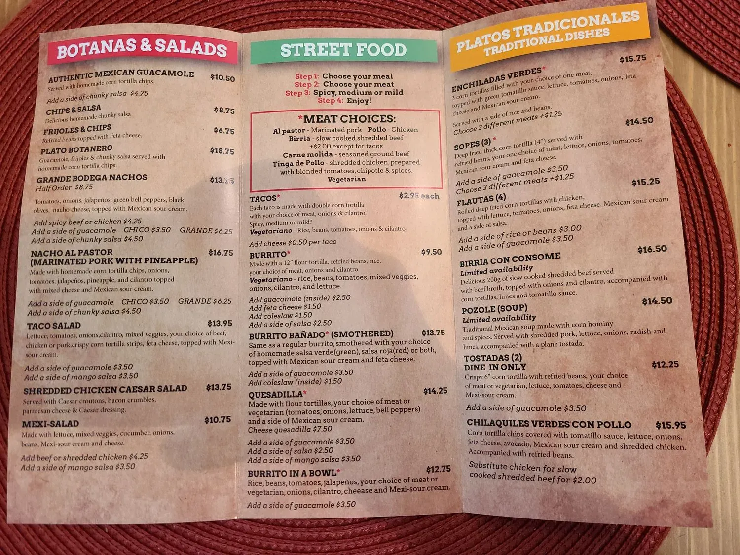 Menu 3