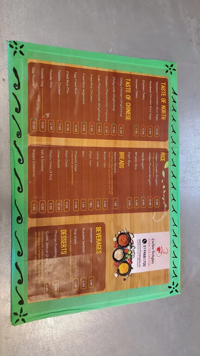 Menu 4